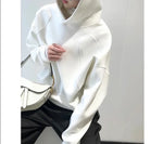 Line Design Women Hoodies Autumn Streetwear Batwing Sleeve Loose Solid Color Sweatshirts Pullovers Fashion Tops KilyClothing