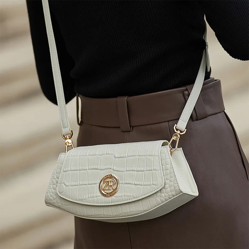 Cow Leather Crossbody bags for Woman, Small Fashion Messenger Shoulder Bag