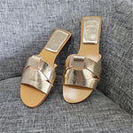 Women's Genuine Leather Flats Sandals, Summer Soft Leather, Casual Outdoor Shoes, Sexy Party Wedding Shoes, Slippers KilyClothing