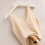 Knitting Vintage Tank Top Sleeveless Vests Aesthetic Loose KilyClothing