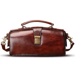Retro for Women Doctor Handmade bag, Genuine Leather, Frame Handbag and Purses Mini Crossbody Messenger Bags KilyClothing