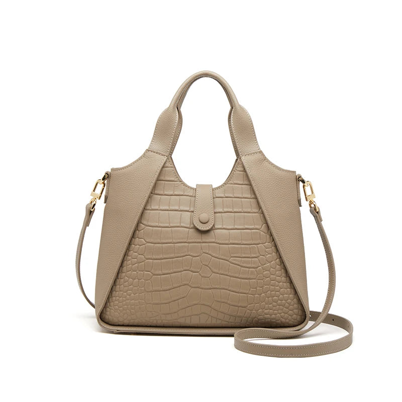 Original Designed Real Genuine Leather Bag Women Shoulder Bags Female Cow Leather Purses