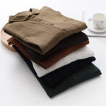 Cotton Shirts for Women Loose Blouses Long Sleeve Bottom Tops High Quality Korean Style Casual 6 Colors KilyClothing