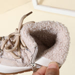 Baby Boots unisex Warm Plush Rubber Sole Toddler Kids Sneakers  Infant Shoe KilyClothing