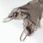 70% Silk 30% Cotton Knit Lace Camisole Top Vest Sleepwear Spaghetti Strap KilyClothing