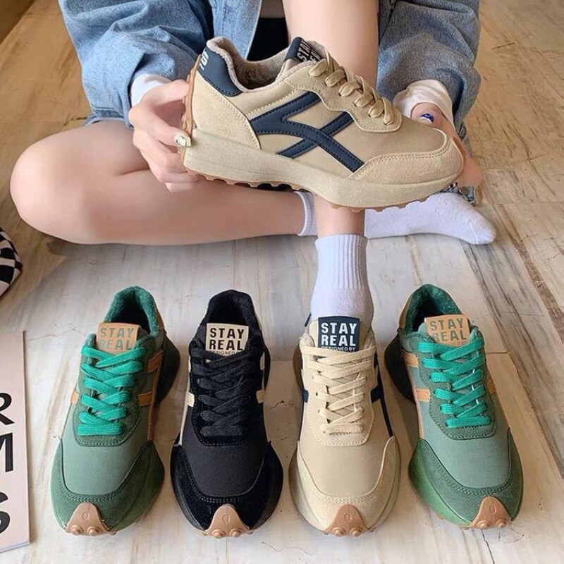 Casual shoes unisex lace up sports / retro run shoes KilyClothing