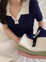 Chic Basic Vintage Fashion Elegant Minimalist Style Women T-Shirts Spring Summer Bottoming KilyClothing