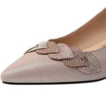 Genuine Leather Hollow Sandals Square High Heel Summer Women Shoes Back Strap Pointed Toe Female Pumps KilyClothing