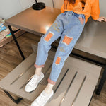 Casual Kids Baby Girls Cowboy Pants KilyClothing