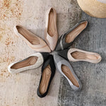 Women shoes wedge high heel fashion soft knit breathable rubber non-slip rubber sole comfortable casual shoes   spring KilyClothing