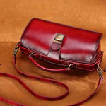 Retro for Women Doctor Handmade bag, Genuine Leather, Frame Handbag and Purses Mini Crossbody Messenger Bags KilyClothing