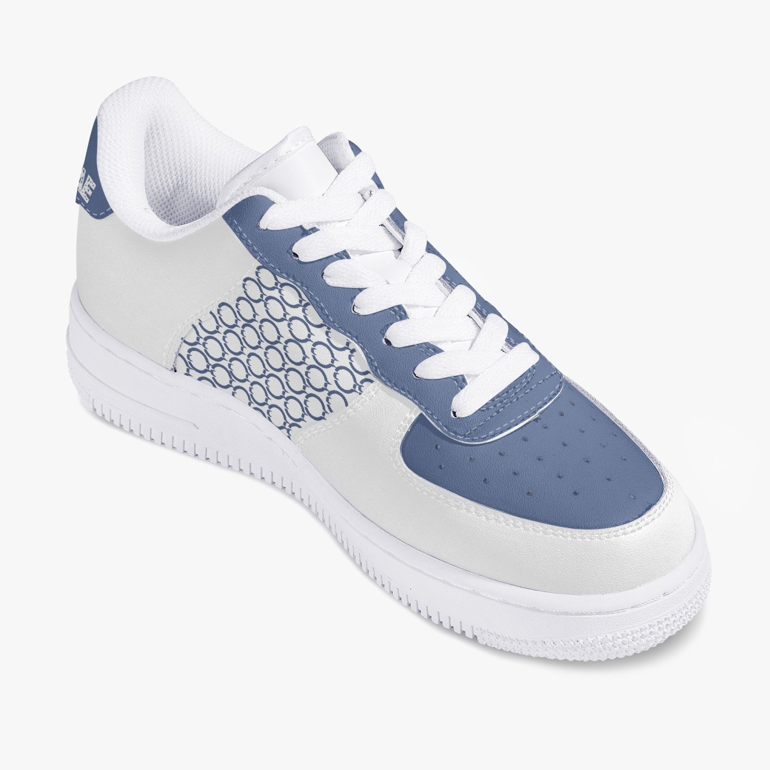OOTAMAWAE Original Brand Low-Top Leather Sports Sneakers AIR Blue KilyClothing