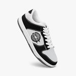 Dunk Stylish Low-Top Leather Sneakers / Black & White KilyClothing