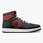OOTAMAWAE Original Brand High-Top Leather Sneakers - Black $ Red Dots KilyClothing
