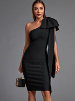 Ban Black Bodycon Dress Elegant Sexy Evening Club Party Dress High Quality KilyClothing