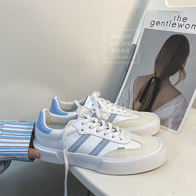 Retro Shoes for Women Sneakers Fashion Classic Low Cut Lace-up KilyClothing